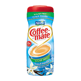 Nestle Coffee-mate sugar free french vanilla flavored coffee creamer, powder Full-Size Picture